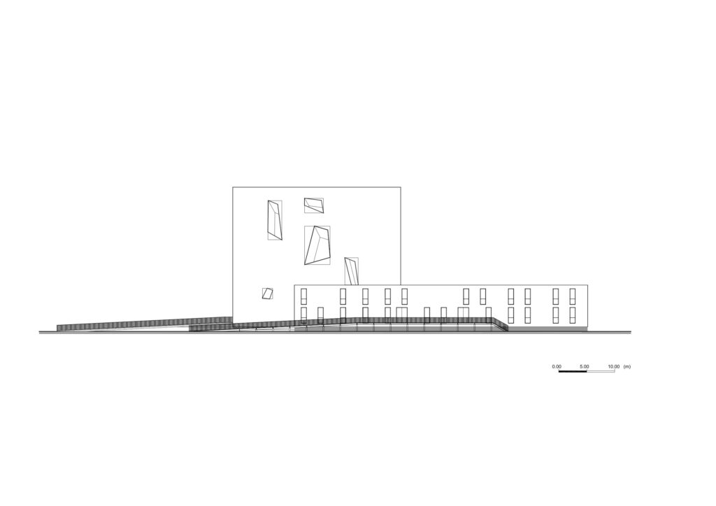 Iglesia San Pablo Foligno (Fuksas) - Alzados